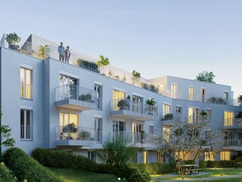 Ein Wohnquartier in Simmering (Wien) - AT